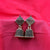 Handcrafted Vintage Square Face & Jhumka Earrings