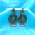 Antique Four Circle Design Oxidised Beads Earrings