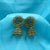 Antique Handmade Flower Face With Big Jhumka Earrings