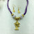 Beautiful Golden Ganpati Pendant Necklace Set