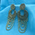 Golden Three Chain Traditional Women's Earrings