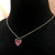 Sparkle Hearts Women's Velantine Chain Resin Necklaces