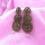 Triple Antique Circle Flower Design Women's Earrings