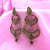 Antique Pear & Pan Shape Filigree Design Earrings