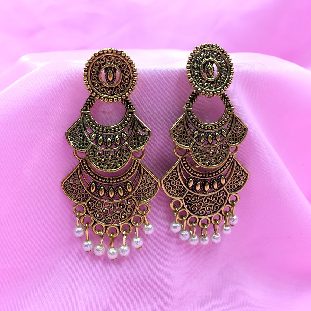 Jhumka Earrings Silver Oxidised online | Cuttack Filigree Silverlining –  Silverlinings