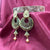 Shiny Brown Round Shape Stones Traditional Earrings