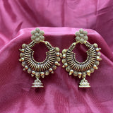 Vintage Era Style Flower Design Earrings