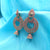 Antique Circle Floral Design Jhumka Earrings