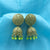 Beautiful Small Circle Face & Jhumka Wedding Style Earrings