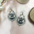 Beautiful Devi Laxmi Hook Earrings