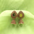 Rajwadi Solid Design Pear Shape & Round Jhumka Earrings