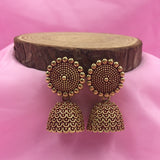 Old Rajwadi Circle Style With Jhumka Traditional Earrings