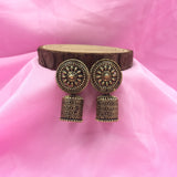 Genuine Era Vintage Circle Design With Jhumka Earrings