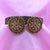 Lustrous Brown Stones Antique Circle Earrings