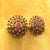 Starburst Flower Design Wonderful Stones Earrings