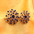 Starburst Sparkle Flower Design Wonderful Stones Earrings