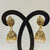 Classic Traditional Golden Jhumka Pearl Earrings