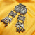 Antique Vintage Elephant Dangle Oxidised Earring