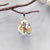 925 Silver Pendant Beautifully Crafted Pear Shape Teardrop Enamel Pendant CZ Floral Art Handmade Jewellery