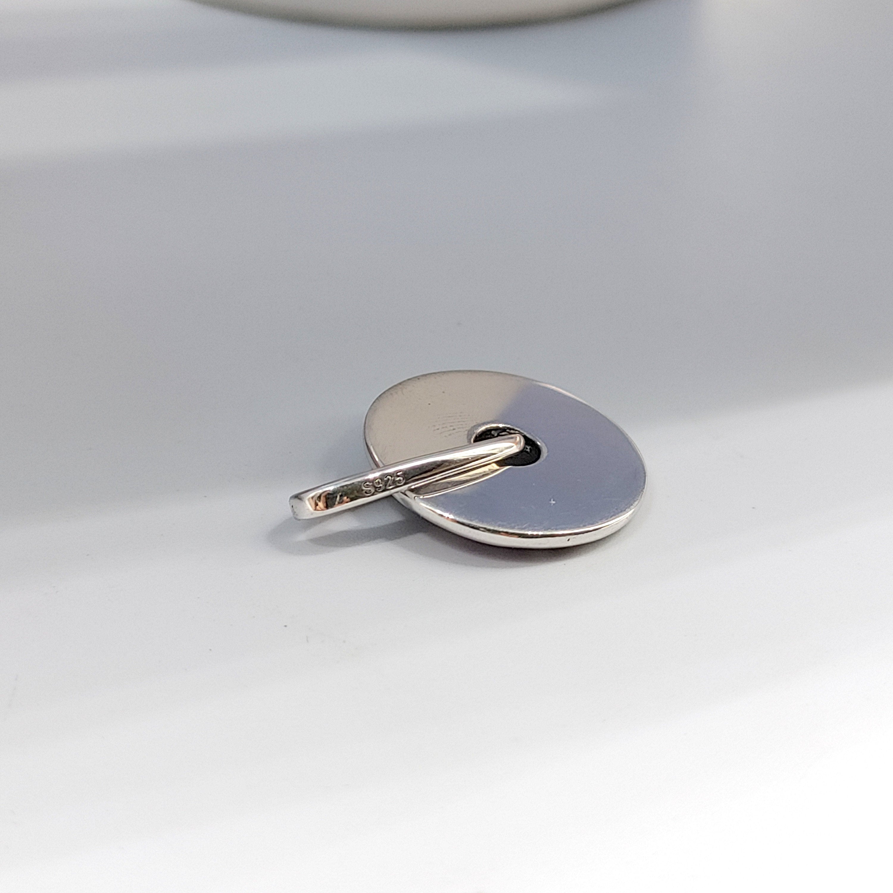 Multicolor Enamel Pendant Round 925 Sterling Silver Beautifully Crafted Handmade art jewelry Handmade Jewellery