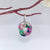 Multicolor Enamel Pendant Round 925 Sterling Silver Beautifully Crafted Handmade art jewelry Handmade Jewellery