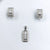 925 Sterling Silver White Sparkle Cubic Zirconia Pendant Earring Set Trendy Handmade Minimalist Gift Set for Bridal Wedding Enagagment