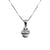 925 Sterling Silver Sparkling Cubic Zirconia Ice Cream Cup Pendant Beautiful Necklace set Food Jewellery Minimalist Handmade Gift