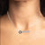 Key Bar with Love Written Necklace 925 Sterling Silver CZ Pendant set Stylish Minimalist Handmade Gift for lover ,boyfriend,Girlfriend