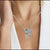 925 Sterling Silver Sparkling CZ Bird Saprrow Big Pendant Necklace Stylish Minimalist Handmade Gift for Wedding