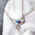 925 Sterling Silver Sparkling CZ Bird Saprrow Enamel Charm Rose Gold Plated Small Pendant Necklace Stylish Minimalist Handmade Gift