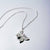 925 Solid Silver Sparkling White Cubic Zirconia Large Butterfly with Mutlicolor Stone Pendant Chain Set for Women Minimalist Handmade Gift