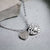 925 Sterling Silver Double Heart Pendant Necklace Set Lovely Twin Heart Jewellery Minimalist Handmade Gift for lover