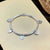 925 Sterling Sillver Petal Charm Design Bracelet Minimalist Gift for Mother,Daughter,Wife