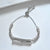 925 Sterling Silver White Stone CZ Pretty Tennis Bracelet Pave set diamond chain Adjustable Bracelet Minimal Gift for Christmas,New year