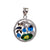 Multi color 925 Sterling Silver Pendant Round Shape Pendant Handmade Jewelery for Mother Minimalist Jewellery
