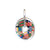 Oval Enamel Pendant 925 Solid Silver Pendant Handmade jewelry Cute Handmade Jewellery Wearable art