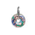 Multicolor Enamel Pendant Round 925 Sterling Silver Beautifull Doll Design Handmade art jewelry Handmade Jewellery